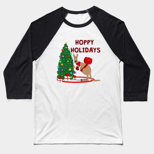 Hoppy Holidays! Baseball T-Shirt by ArtsofAll